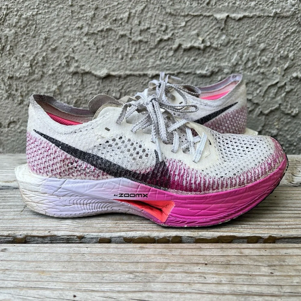 Nike Shoes Women Size 8 ZoomX Vaporfly Next% 3 White Vivid Purple
